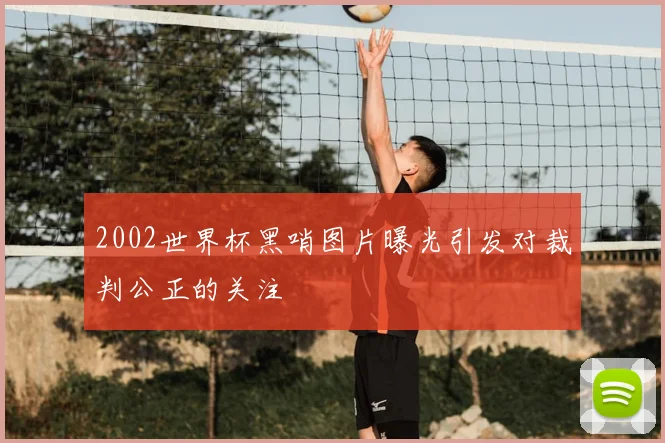 2002世界杯黑哨图片曝光引发对裁判公正的关注